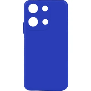 noktaks - İnfinix Note 30 - Kılıf Mat Soft Esnek Biye Silikon - Mavi - T28210