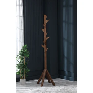 Ahşap Ayaklı Askılık Portmanto Modern Elbise Askısı 175 cm  Ceviz - Meşe - Beyaz - Gri