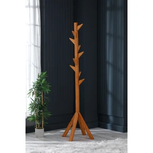 Ahşap Ayaklı Askılık Portmanto Modern Elbise Askısı 175 cm  Ceviz - Meşe - Beyaz - Gri