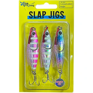 Han Fish Slap Jigs Uv&glow Mix 10GR Metal Jig Yem