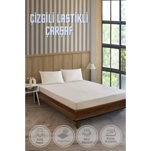 Soft Cotton Tek Kişilik Lastikli Çarşaf Seti 100X200 Cm,30 cm + 1 Adet Yastık Kılıfı 50X70 cm