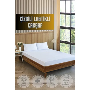 Soft Cotton Tek Kişilik Lastikli Çarşaf Seti 100X200 Cm,30 cm + 1 Adet Yastık Kılıfı 50X70 cm
