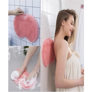 Vantuzlu Banyo Sırt Ayak Masaj Pedi Ayak Sırt Masajlı Yıkama Kesesi Lifi Süngeri