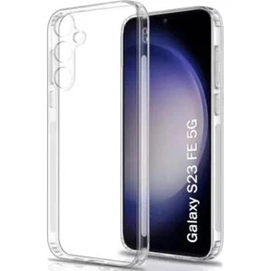 Samsung Galaxy S23 Fe Kılıf Şeffaf Kamera Korumalı Yumuşak Silikon