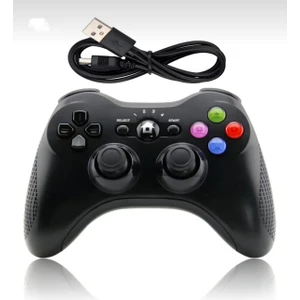 Crk Teknoloji Double Çift Titresimli Ps3 Uyumlu Sarjli Kablosuz Oyun Kolu Wireless Ps3 Oyun Kolu Sarj Kablosu