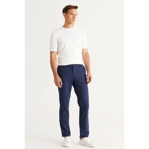 Altınyıldız Classics Erkek Lacivert Slim Fit Dar Kesim Esnek Pantolon