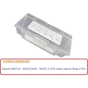 Lin Grup Xiaomi Mi Robot Mop 2 Lite Model MJST1SHW Uyumlu Toz Haznesi Toz Kutusu