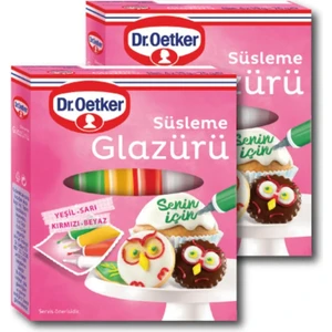 Dr. Oetker Süsleme Glazürü 19X4 gr x 2 Adet