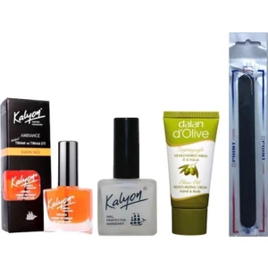 Tırnak Bakım Yağı ve Dalan Krem Seti 20 ml Tırnak Törpüsü ile Birlikte