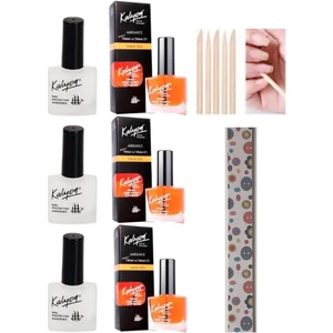 Tırnak Bakım 3 Adet - Tırnak Bakım Yağı 3 Adet - Törpü - Kronk 10 Adet