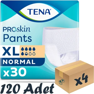 Proskin Pants Normal Emici Külot, En Büyük Boy XL 5.5 Damla, 30'lu 4 Paket 120 Adet