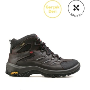 Grisport Unisex Gerçek Deri Waterproof Vibram Taban Trekking Bot Ve Ayakkabısı 11495D38T Kahverengi