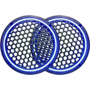 Neon Işıklı 20 cm Hoparlör ve Midrange Kapağı - 2 Adet - Mavi