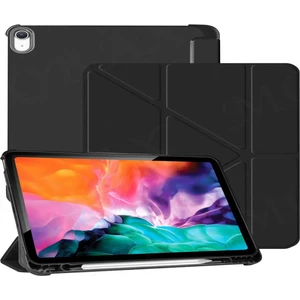 Apple iPad Air 4 Air 5. Nesil 10.9 Kılıf Kalem Bölmeli Trifolding Smartcase