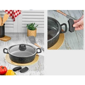 ZK-955 Asya Döküm Granit 26 cm Karnıyarık Tencere