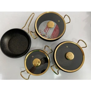 G5020 Yakamoz 7 Parça Granit Tencere Seti