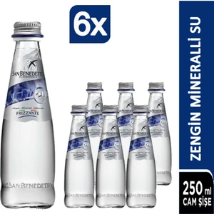 San Benedetto Maden Suyu Cam Şişe 6 x 250 ml