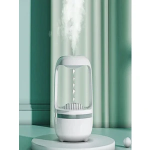 Anti-Yerçekimi Su Damlacıklı Hava Nemlendirici Buhar Makinesi 500 ml Su Kapatisesi LED Işıklı