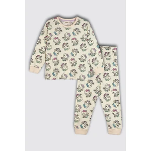 Hello Kitty Desenli  Pamuk Kız Çocuk Pijama Takımı