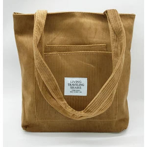 Posh Bags Lyanna Kadın Kadife Fitilli Önde Iki Cepli Kadın Omuz Çantası