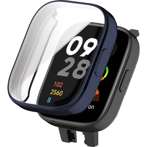 Kny Xiaomi Redmi Watch 3 Için 360 Derece Kasa ve Ekran Koruyucu Gard Silikon Kapak