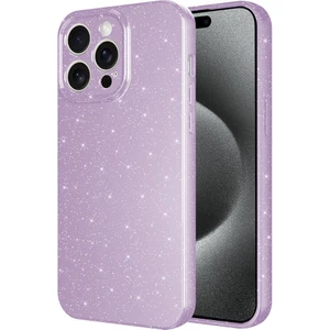 Apple Iphone 15 Pro Max Kılıf Kamera Korumalı Simli Lux Koton Silikon