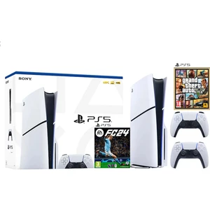 Playstation 5 Slim İthalatçı Garantili + Dualsense + Fc 24 + Gta 5