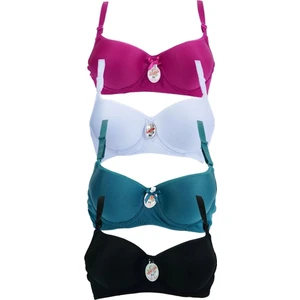 Kadın Destekli ve Dolglu Sütyen (90B ve 95B) 4lü Set.