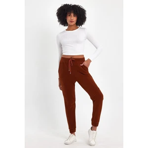 Kadın Rahat Kalıp Softech Polar Sweat Eşofman Altı SPR24EA97