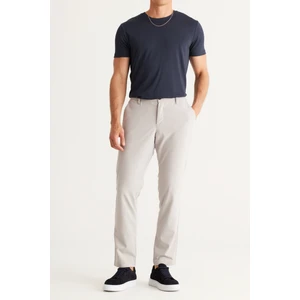 Altınyıldız Classics Erkek Gri Slim Fit Dar Kesim Esnek Pantolon