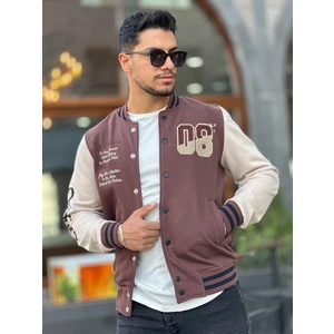 Erkek 08 Kolej Ceket Regular Fit-Bej-Kahve