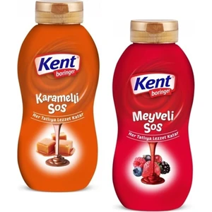 Kent Boringer 2 Li Topping Sos Meyveli (320 Gr), Karamelli (325 Gr) Elips Ambalaj