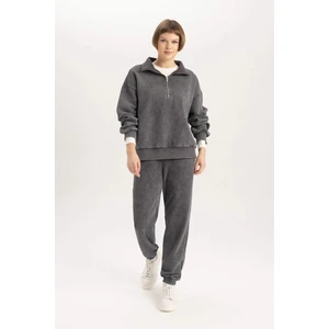 Regular Fit Beli Paçası Lastikli Düz Cepli Jogger Eşofman Altı B8512AX23WN