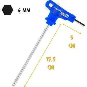 Saplı Avuç Içi T Alyan Anahtar - 6 Mm.
