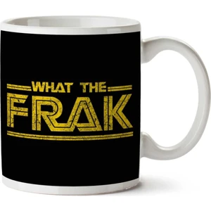 What The Frak Battlestar Galactica Iki Tarafı Baskılı Kupa Bardak