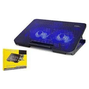 Notebook Soğutucu Fan Stand 2 Fanlı Mavi Ledlı Gamıng Soğutucu