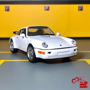 Top Rock Store Porsche 911 Turbo 1/36 Ölçek *c&c Model Garage* Çek Bırak Diecast Metal Model Araba Oyuncak