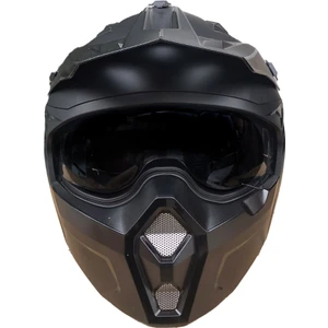 X1-X Seul Mat Siyah Modüler Kask - Xxl