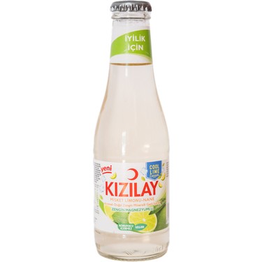 KIZILAY MİSKET LİMONU-NANE AROMALI DOĞAL ZENGİN MİNERALLİ GAZLI İÇİCEK 200ML