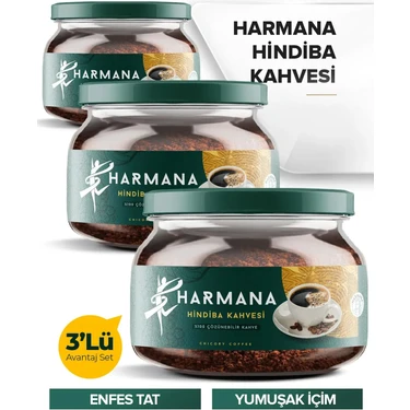 Harmana Hindiba Kahvesi 3 Adet 3x 150 gr Detox