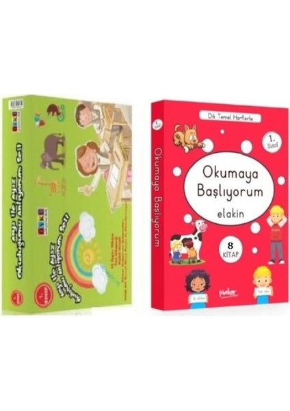 1. Sınıf Asya ile Ayaz + Okumaya Başlıyorum Serisi Elakin (18 Kitap)