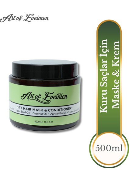 Kuru Saçlar İçin Maske & Krem 500 ml