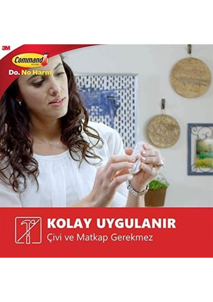 ™ Command™ 17021P-CIS Orta Boy Yedek Bant, Max 1,3 kg (9 Orta Boy Cırt Bant)