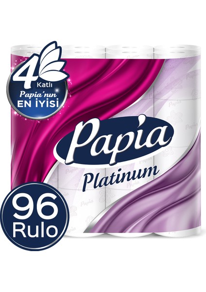 Platinum Tuvalet Kağıdı 96 Rulo (32 Rulo X 3 Paket)