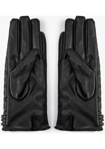 Eldiven Deri Görünümlü Kapitone Detaylı fiyatları