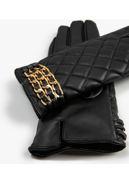 Eldiven Deri Görünümlü Kapitone Detaylı modelleri