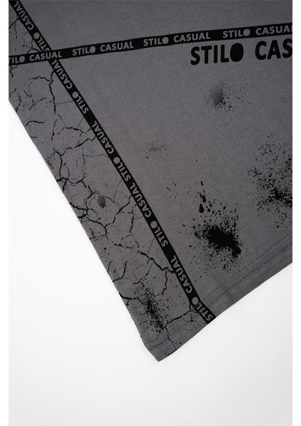 Kadın Gri Baskılı Desen Tişört fırsatları