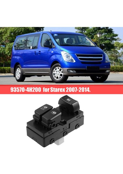 93570-4H200 Cam Kaldırıcı Ana Anahtar Elektrikli Cam Anahtarı Otomatik Hyundai Starex 2007-2014 Için (Yurt Dışından)