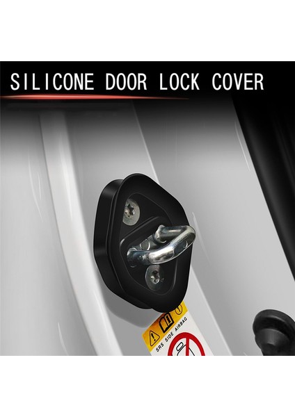 1 Takım Araba Silikon Gürültüyü Azaltmak Kapı Kilidi Koruyucu Sürgüler Stoper Kapakları Honda Accord Civic Crv Hrv Odyssey (Yurt Dışından)