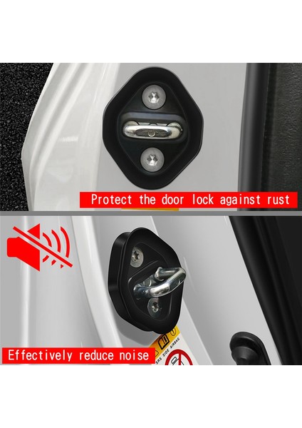 1 Takım Araba Silikon Gürültüyü Azaltmak Kapı Kilidi Koruyucu Sürgüler Stoper Kapakları Honda Accord Civic Crv Hrv Odyssey (Yurt Dışından)